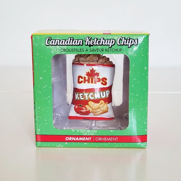 Main and Local Holiday Free Canadian Ketchup Chips Christmas Ornament By Main And Local